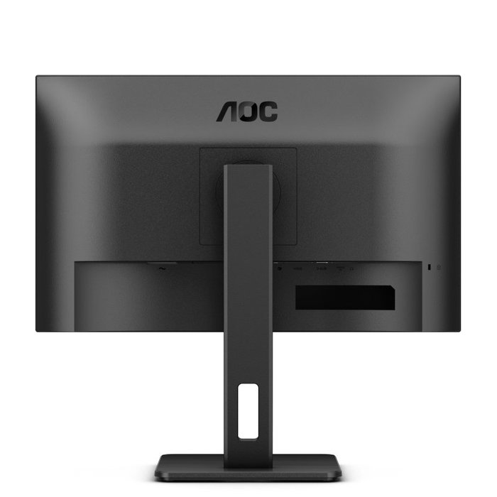 AOC Monitor 24E3QAF 23.8" Full HD IPS 100Hz Ergonómico Ajustable en Altura con Altavoces, Flicker-Free y Low Blue Light - Negro